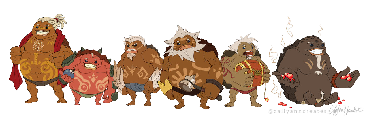 Gorons by Thom Beech by callyanncreates.png